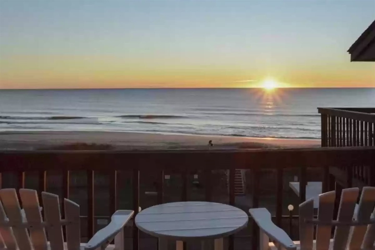 Sunrise with coffee!