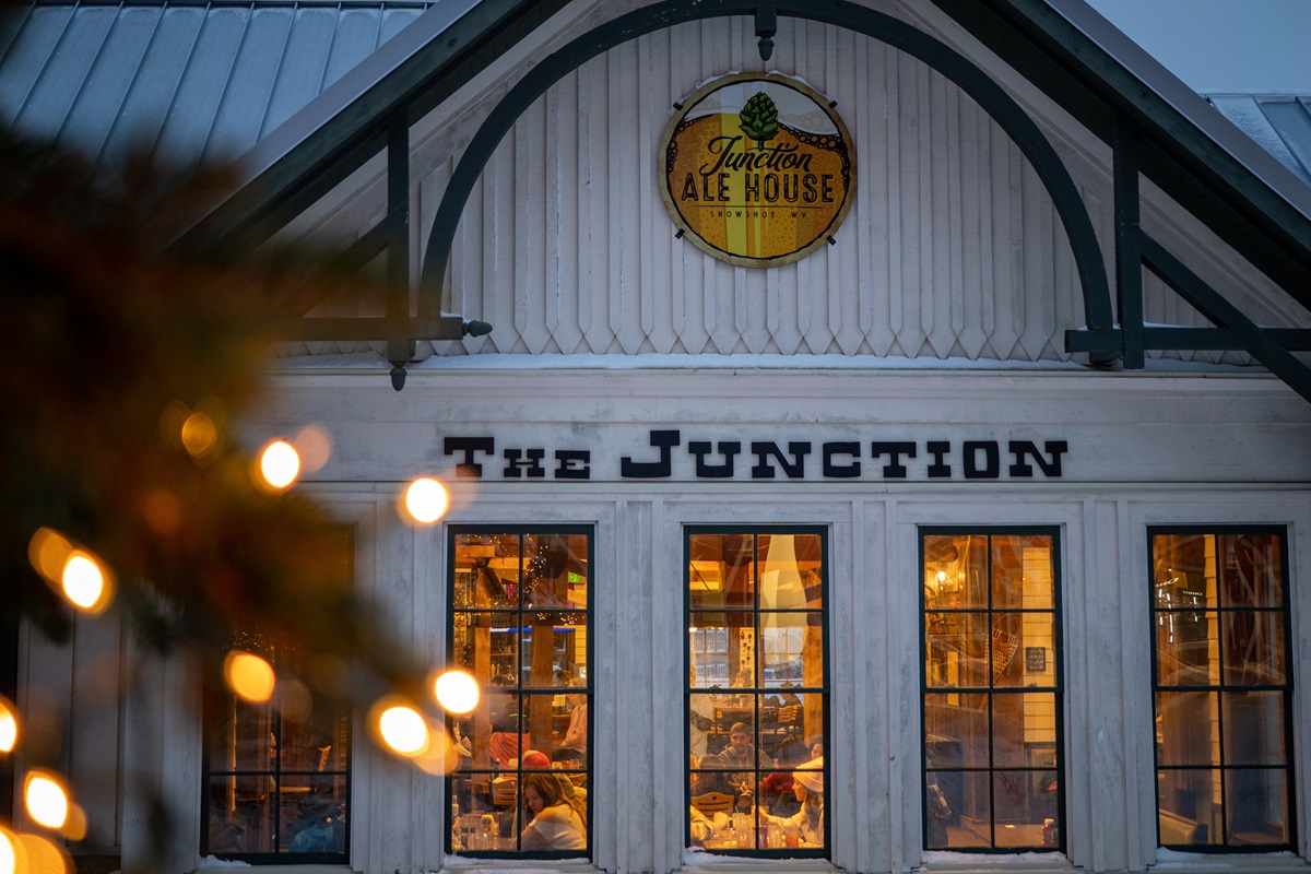 Dine under the stars at The Junction, a popular spot for dinner and drinks.