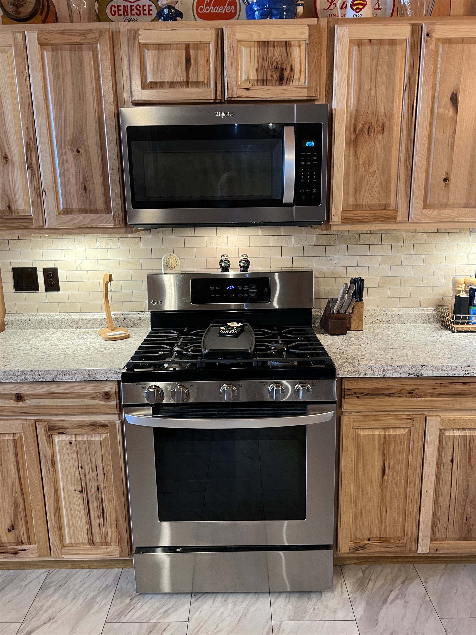 Kitchen with new appliances