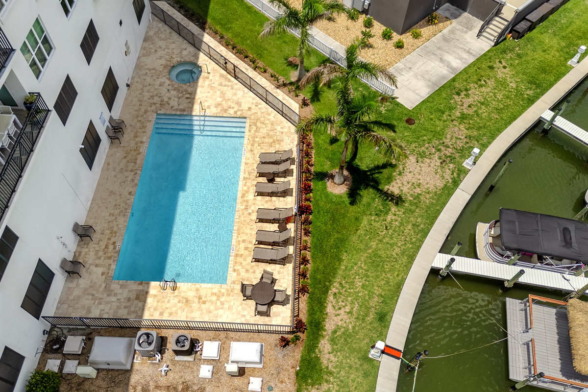 Pool with Water Views