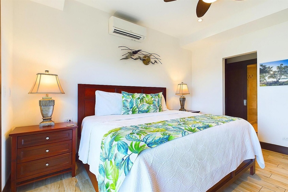 Bedroom with king bed