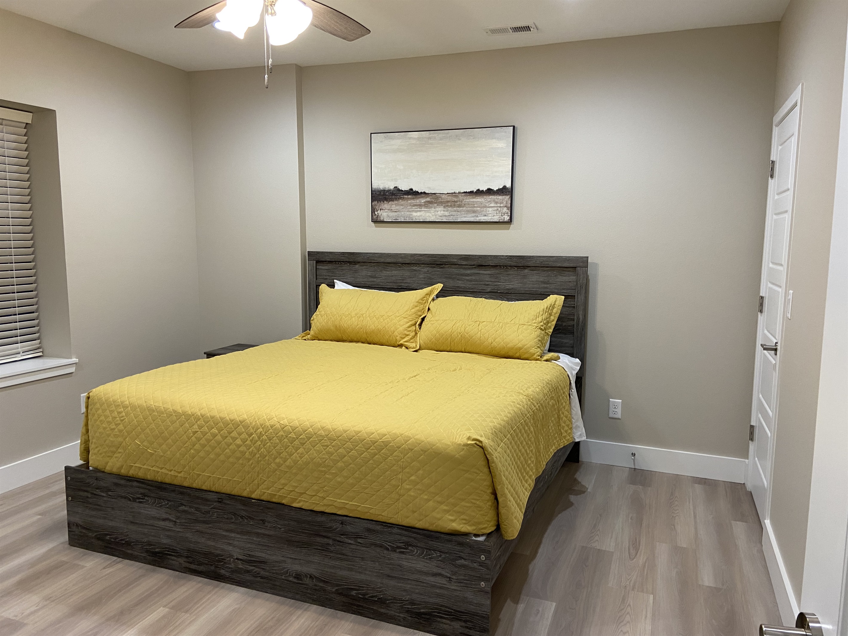 Lower level king bedroom #3 with en suite shower