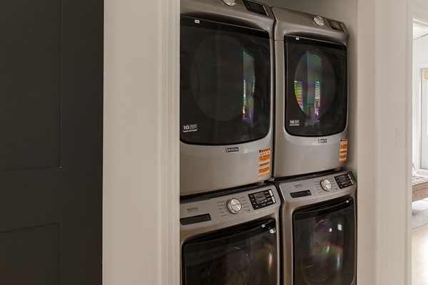 Second Floor Double Washer & Dryer