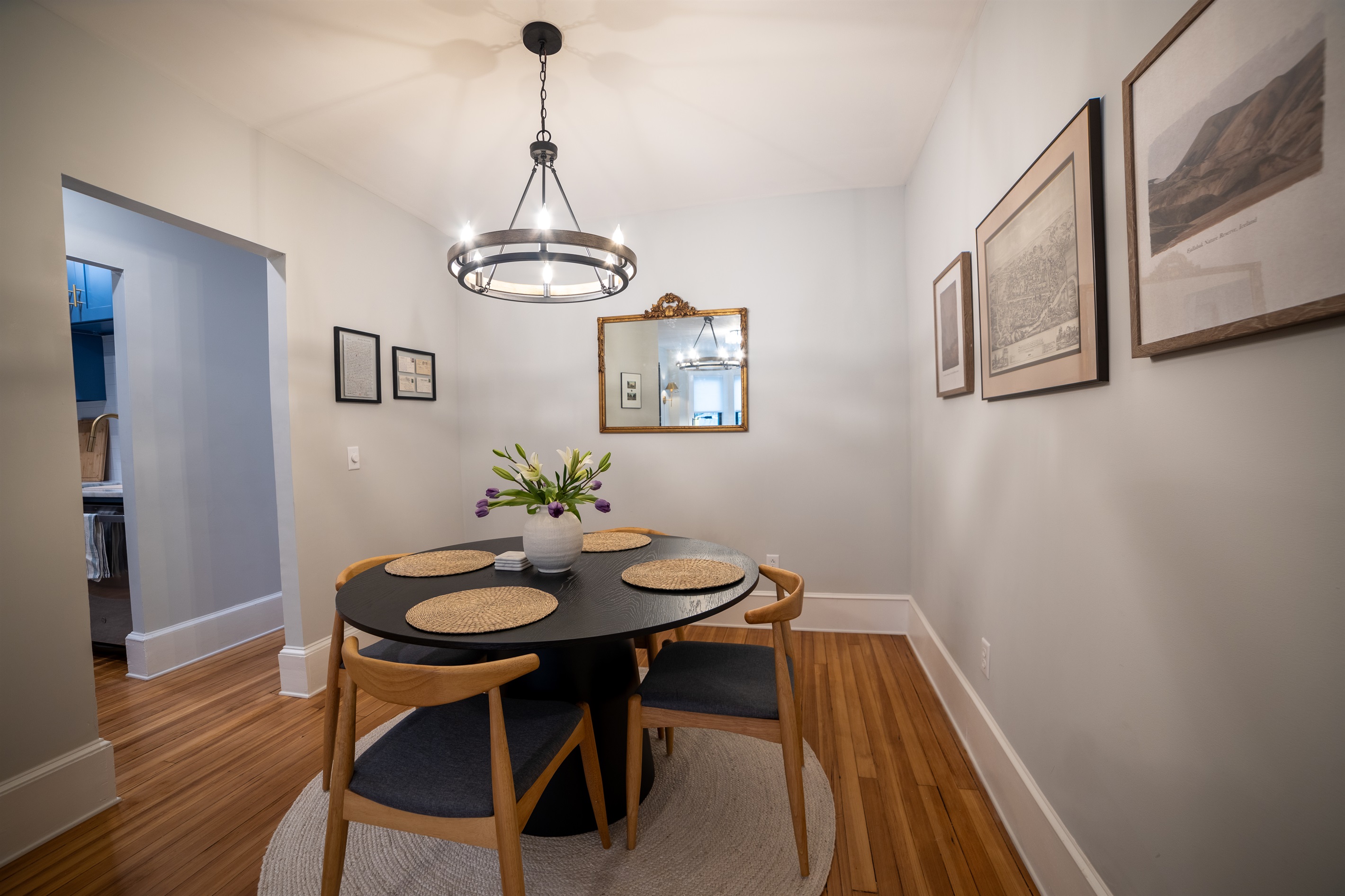 Dining room table to seat four 