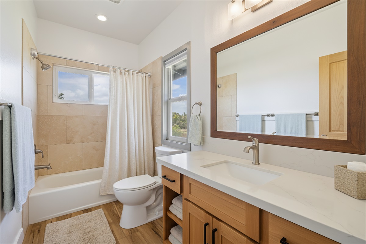 Full Bathroom 2 of 2 | Representative Interior. Finishes & Decor Vary By Unit