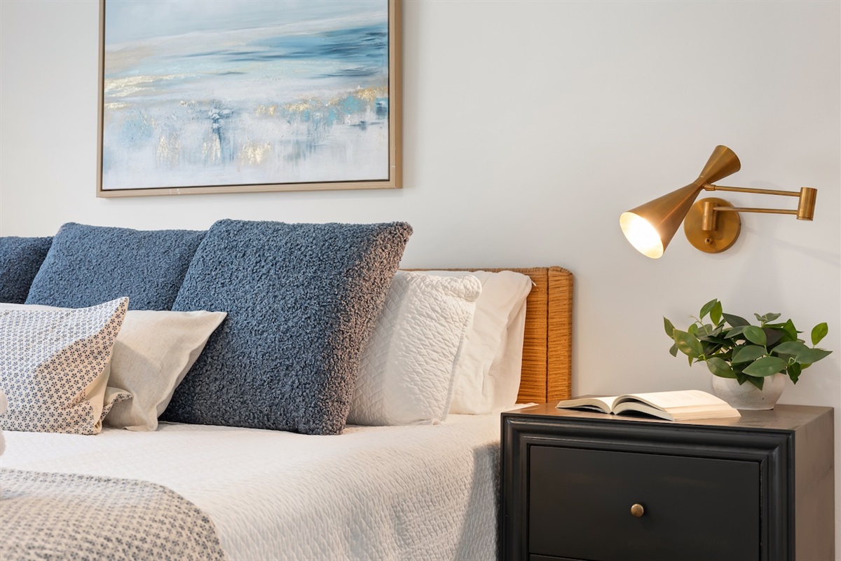 Queen Bedroom | 211C Oceanside Villas | Isle of Palms SC | IOP Escapes