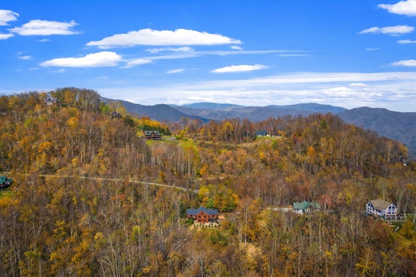Perched at over 4,100 feet, this mountain retreat offers sweeping views and a private, peaceful setting above it all.