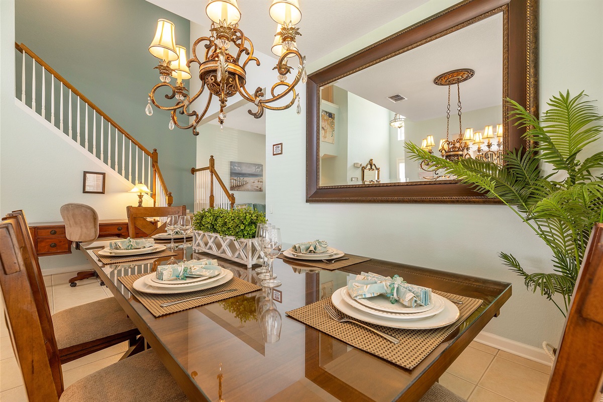 Dining room for those dinners together.  :)
