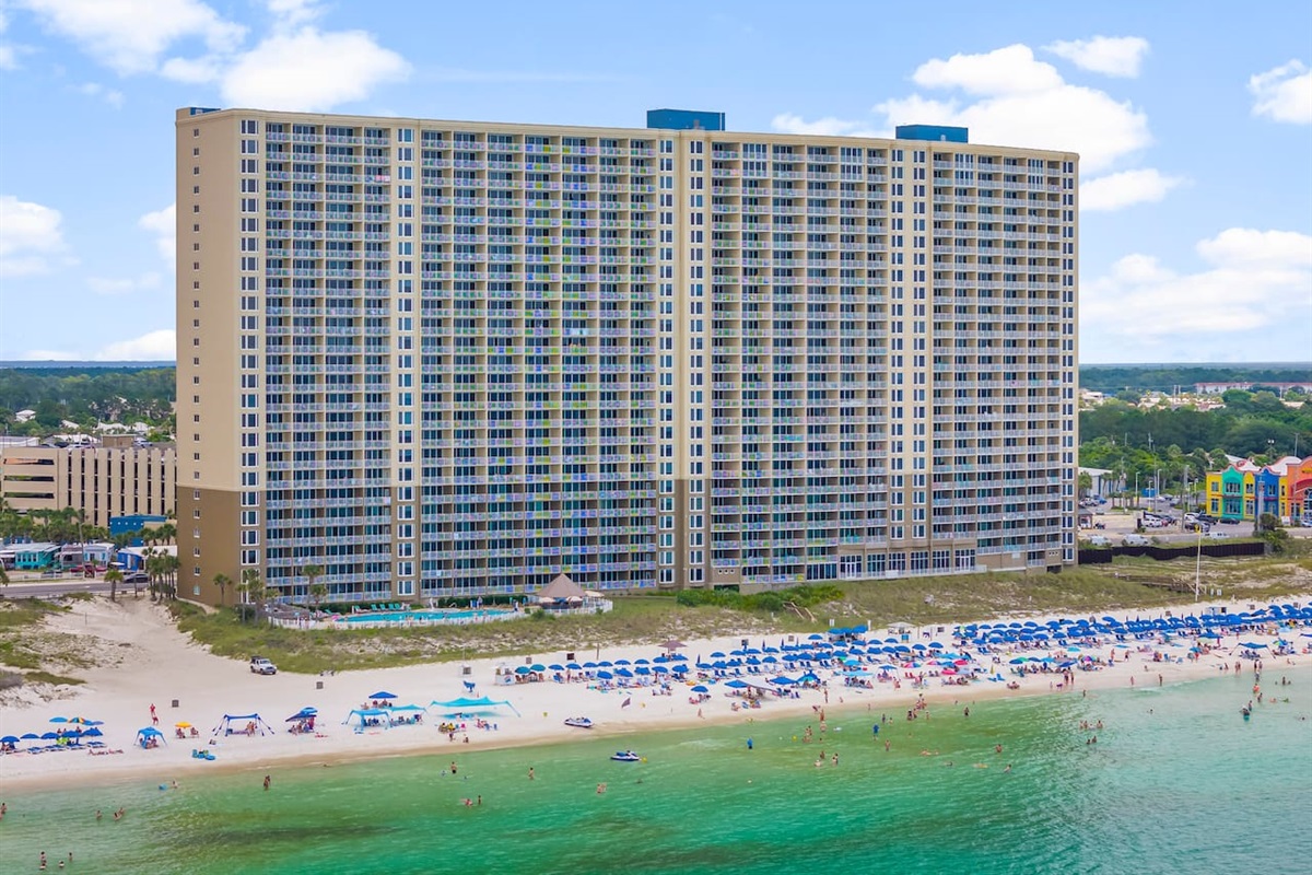 Welcome to Emerald Beach Resort! Soak up the sun just steps from the sand in this stunning beachfront high-rise with direct Gulf access, pools, and endless ocean views.