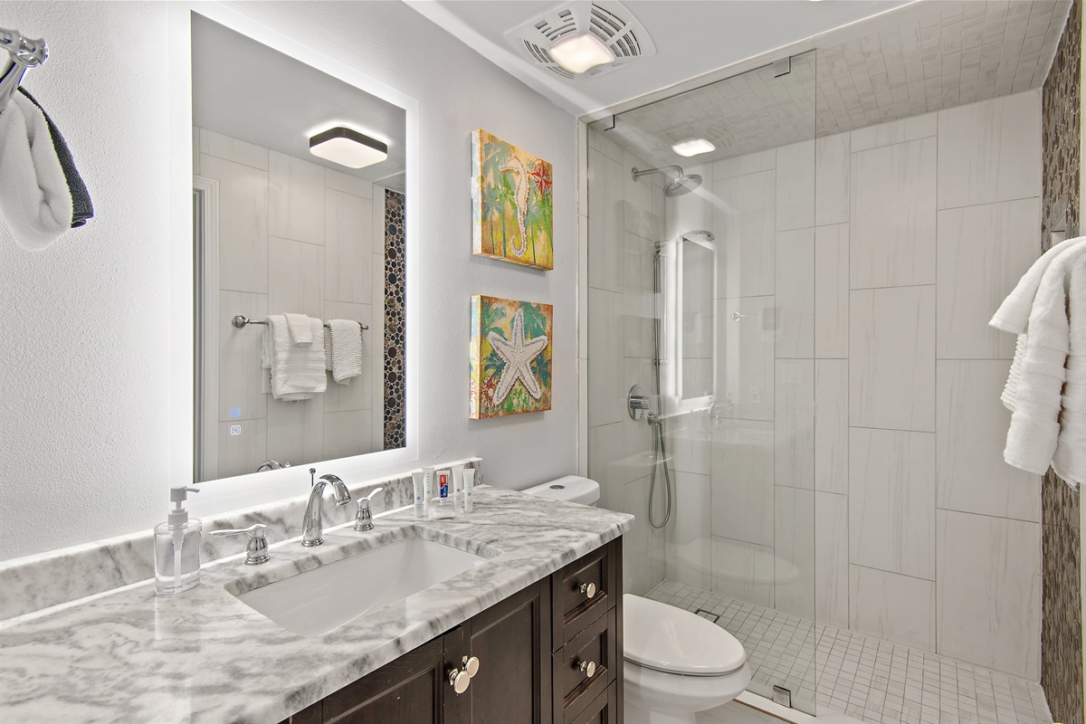 Remodeled Bathroom for secondary bedroom