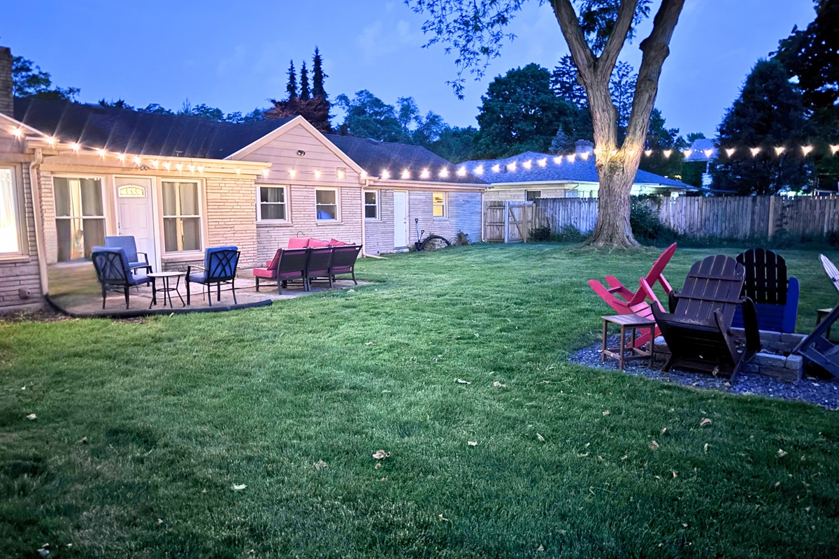 Lighted for evening fun