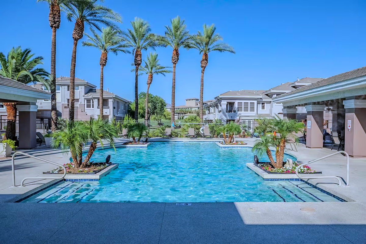 Community heated pool.