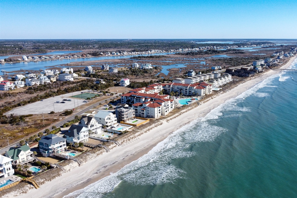 North Topsail Beach, looking north
