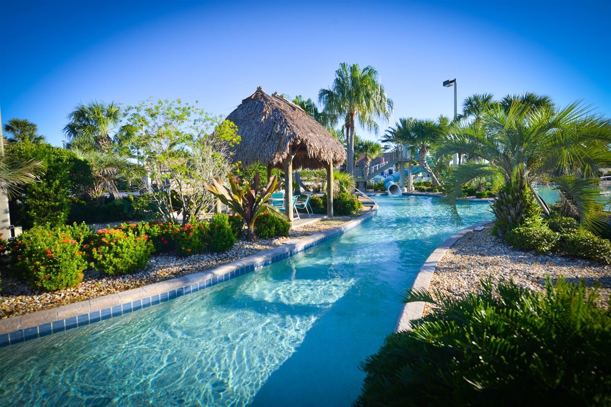 Lazy river at Oasis club