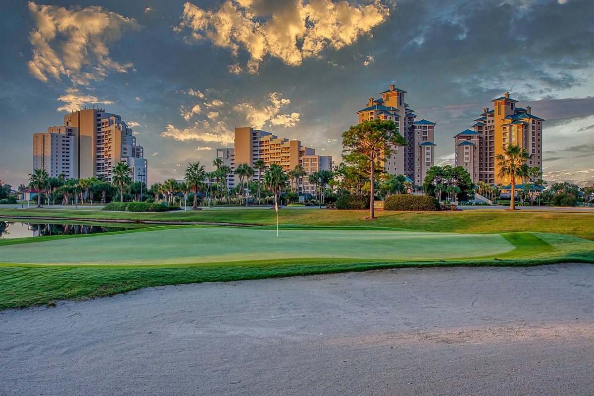 Enjoy a round of golf at any of the four championship golf courses.