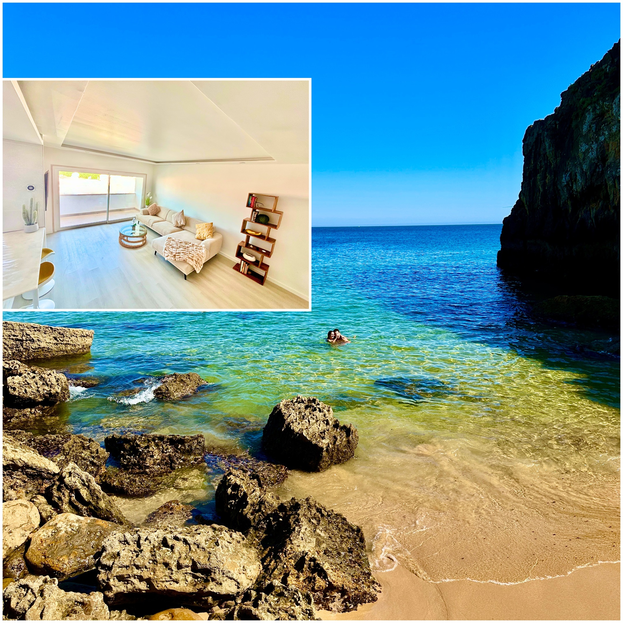 Cascais Apt walking distance to this beach