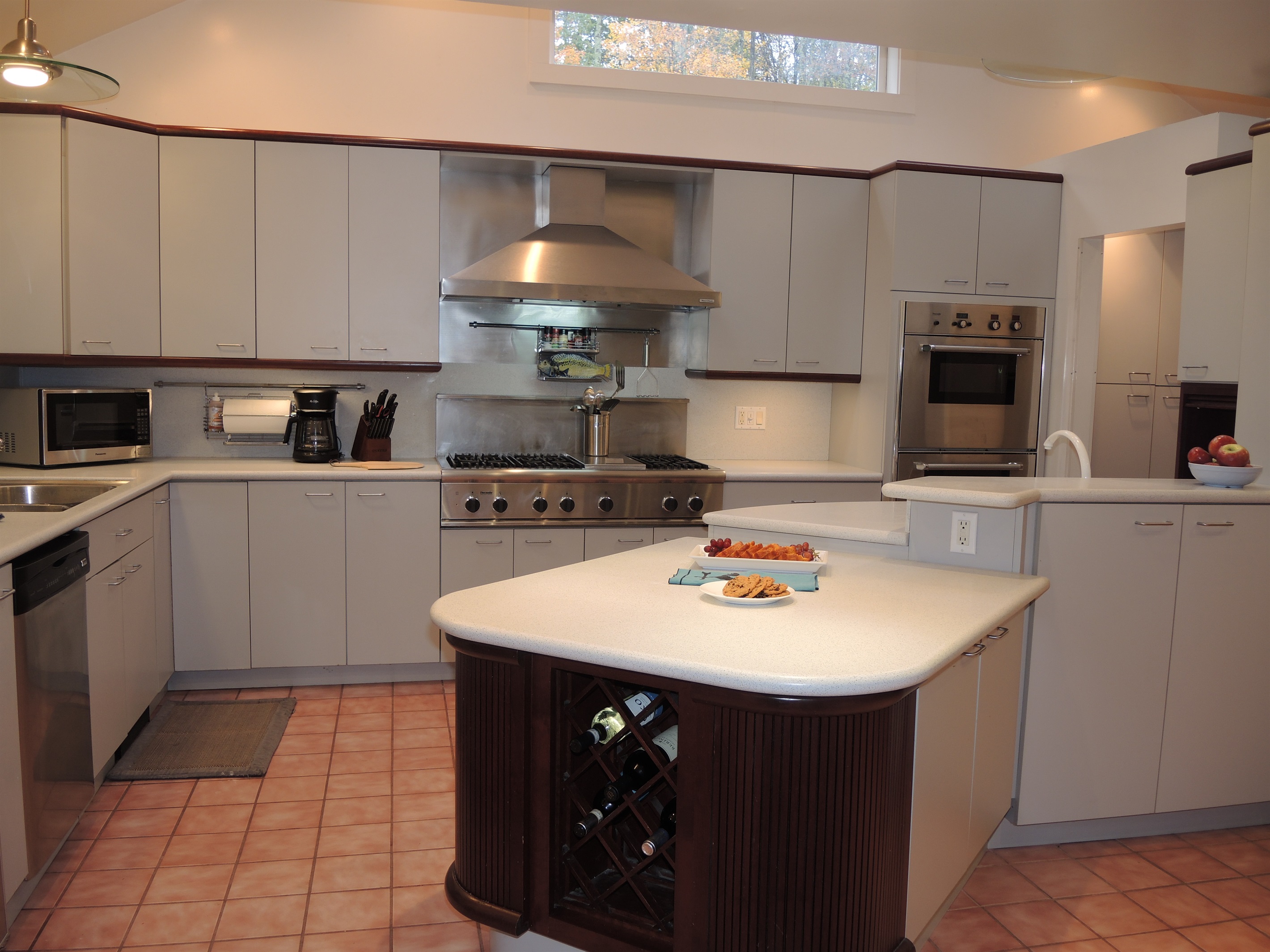 Chef's Kitchen - high end appliances including Sub zero fridge