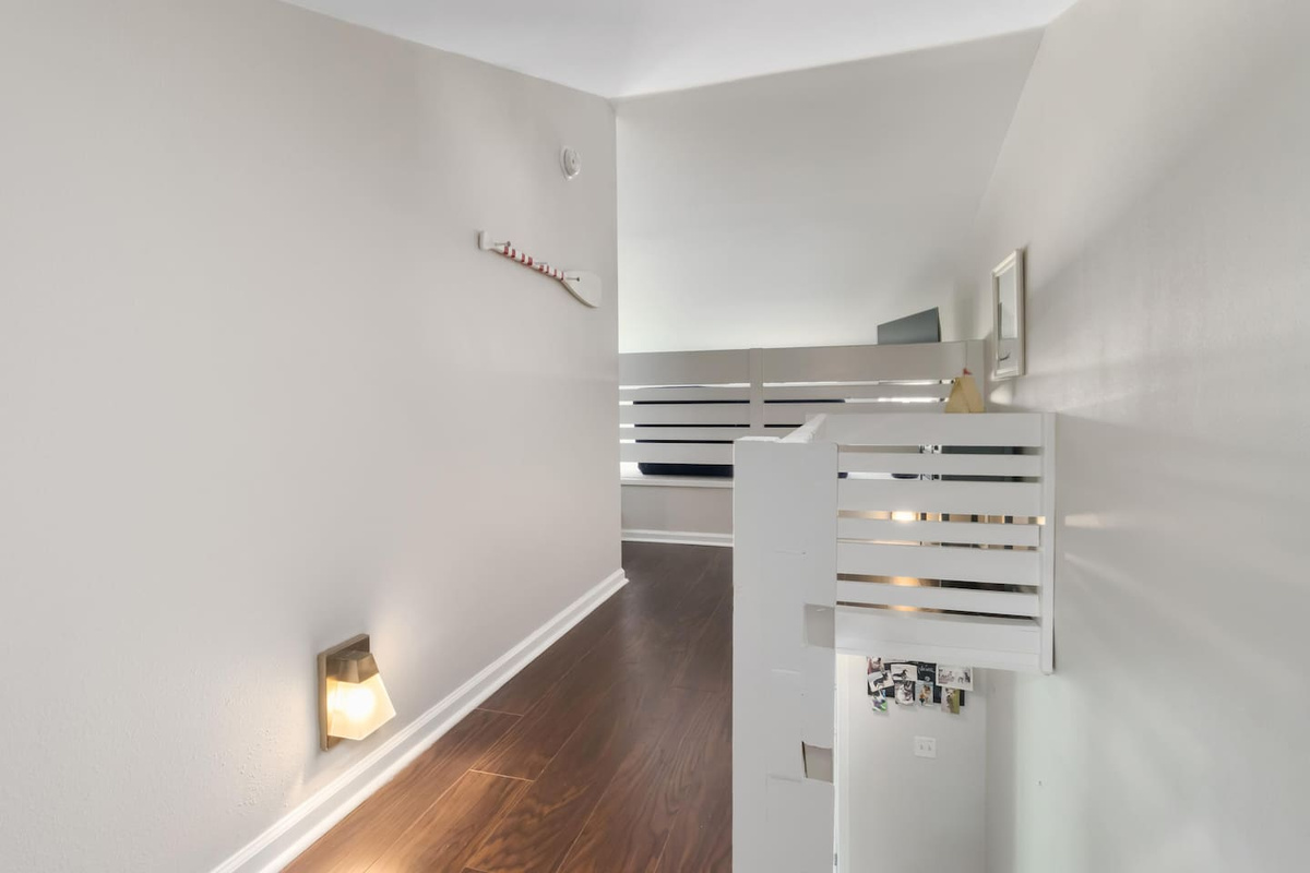 Find your way up through the loft entrance &mdash; the fourth level of this townhouse rewards the climb every time.