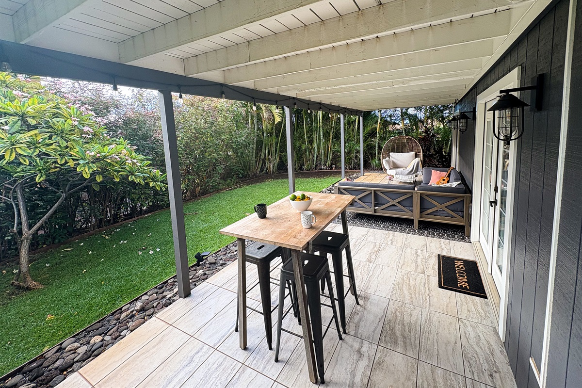 Private lanai
