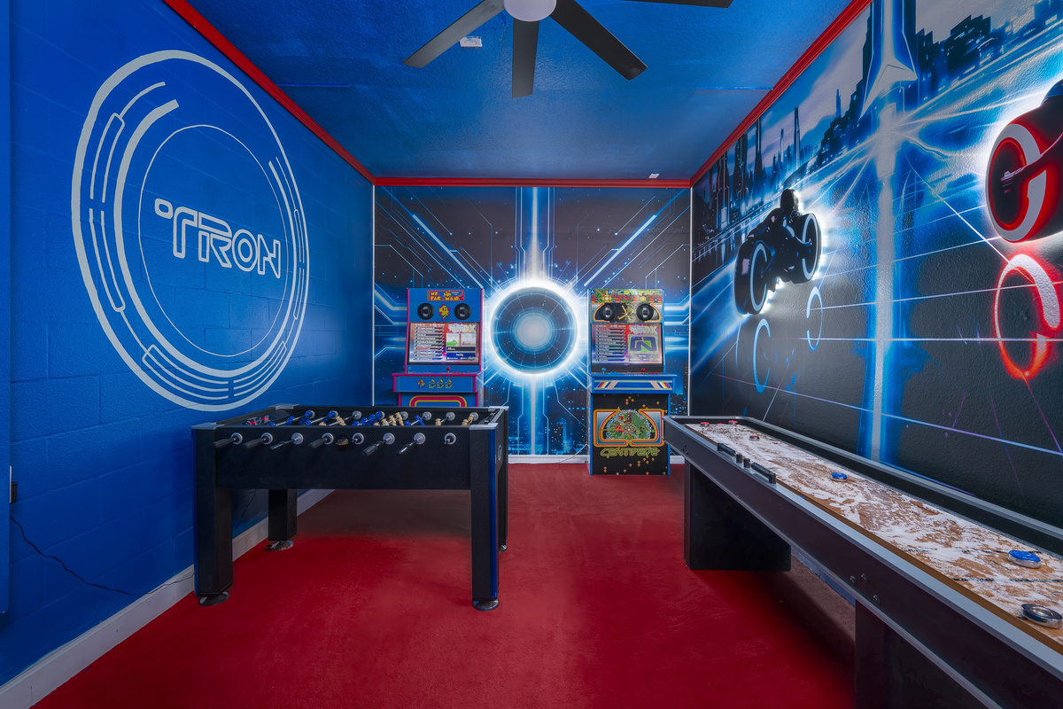 Game Room at Villa Ichabod