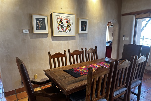 Dining room with seating for 8