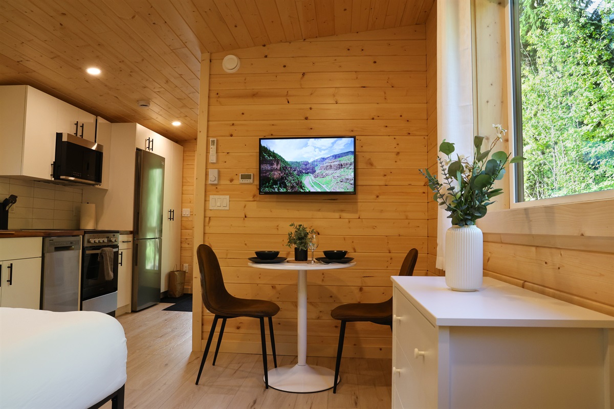 Dining room with a view