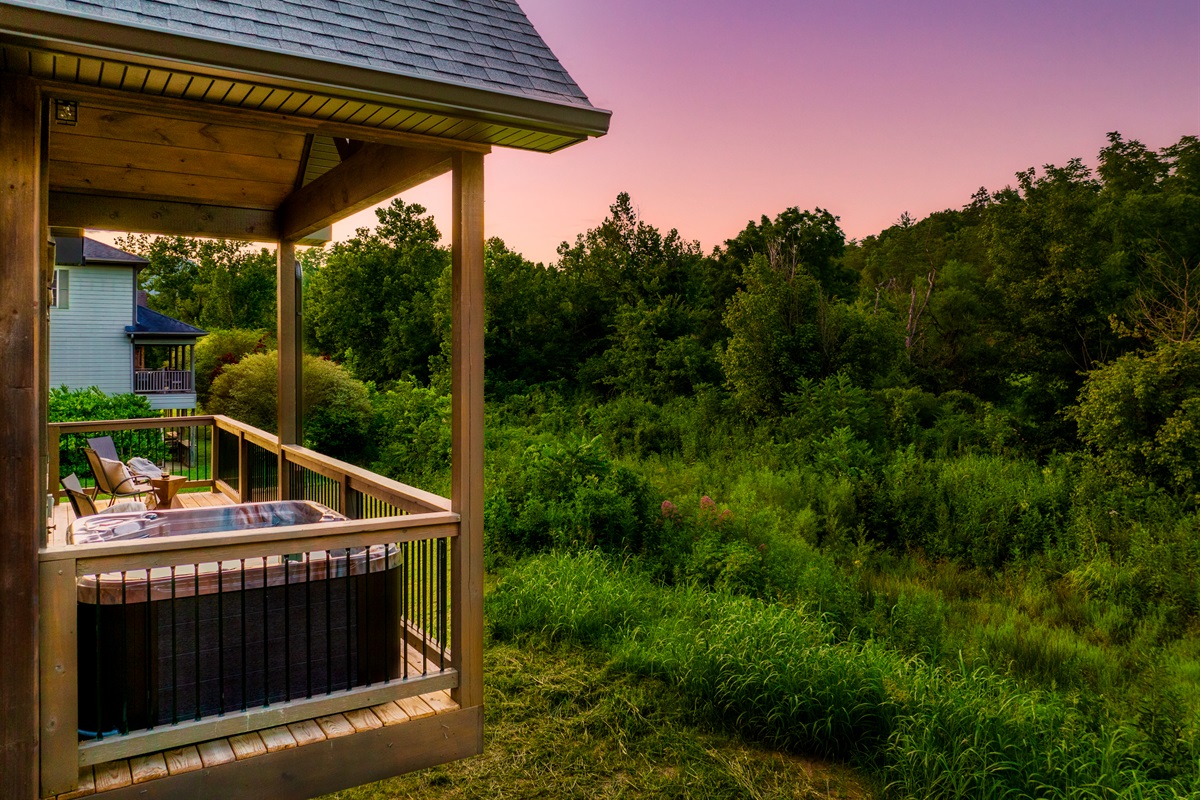 Backyard view