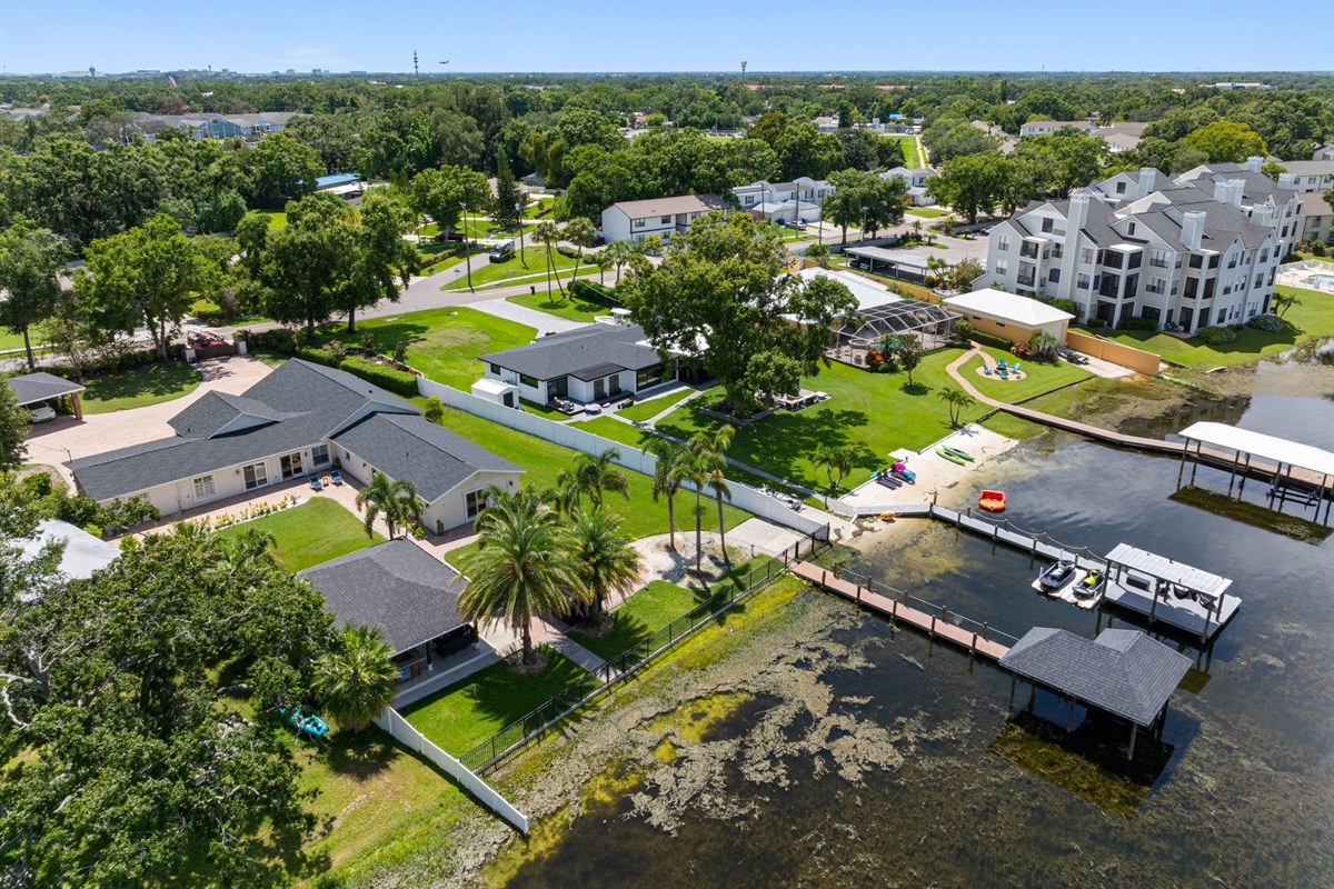 Aerial View of the Neighborhood