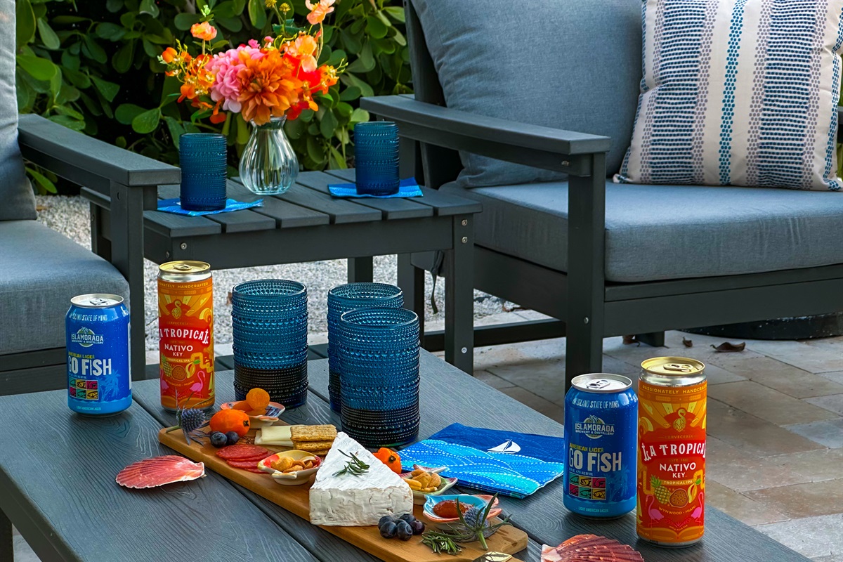 Great for relaxing after a day on the beach.