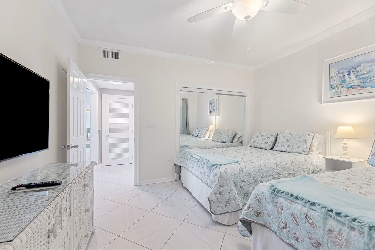 3rd Bedroom with 2 Queen Beds