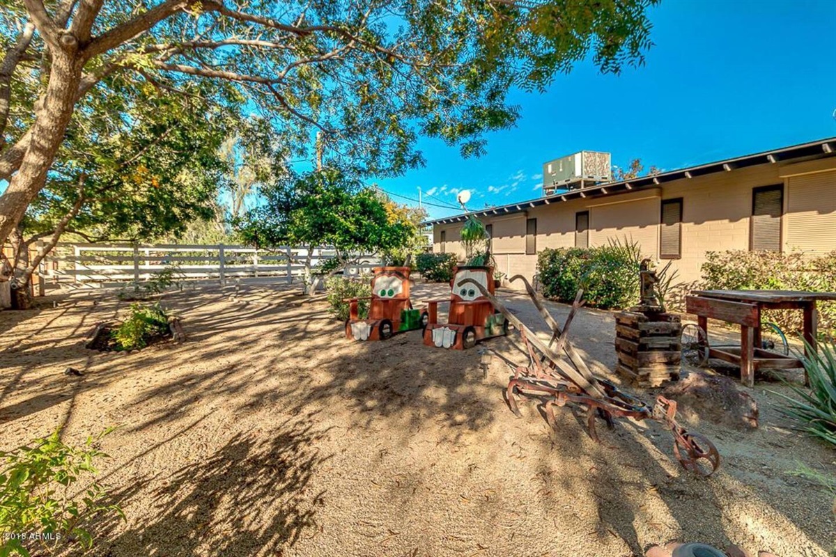 Back yard view