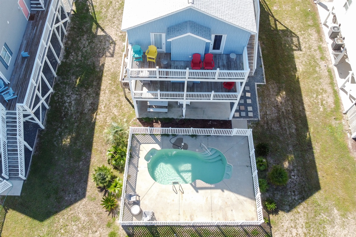 Backyard pool