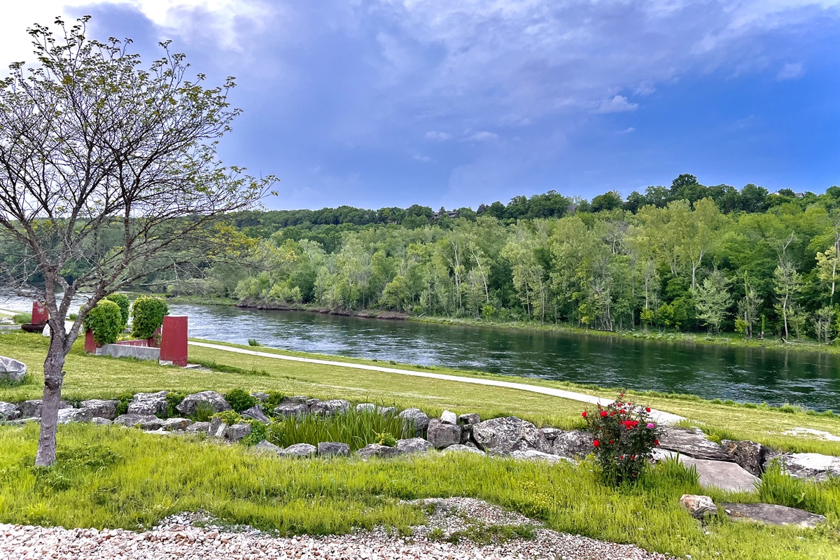 Your view from the back porch!