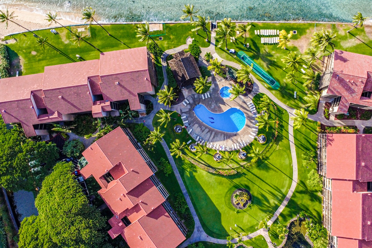 Bird's view of Papakea Resort