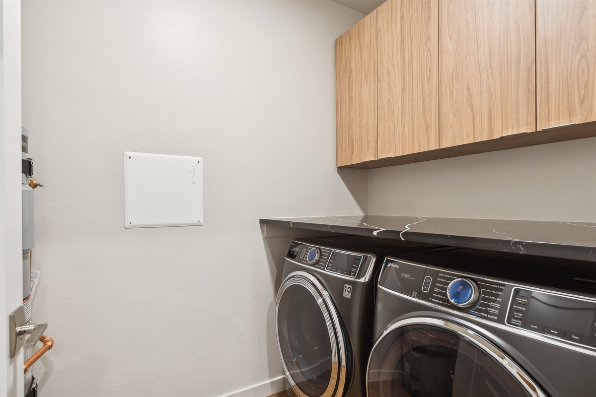 Brand new washer and dryer for your convivence