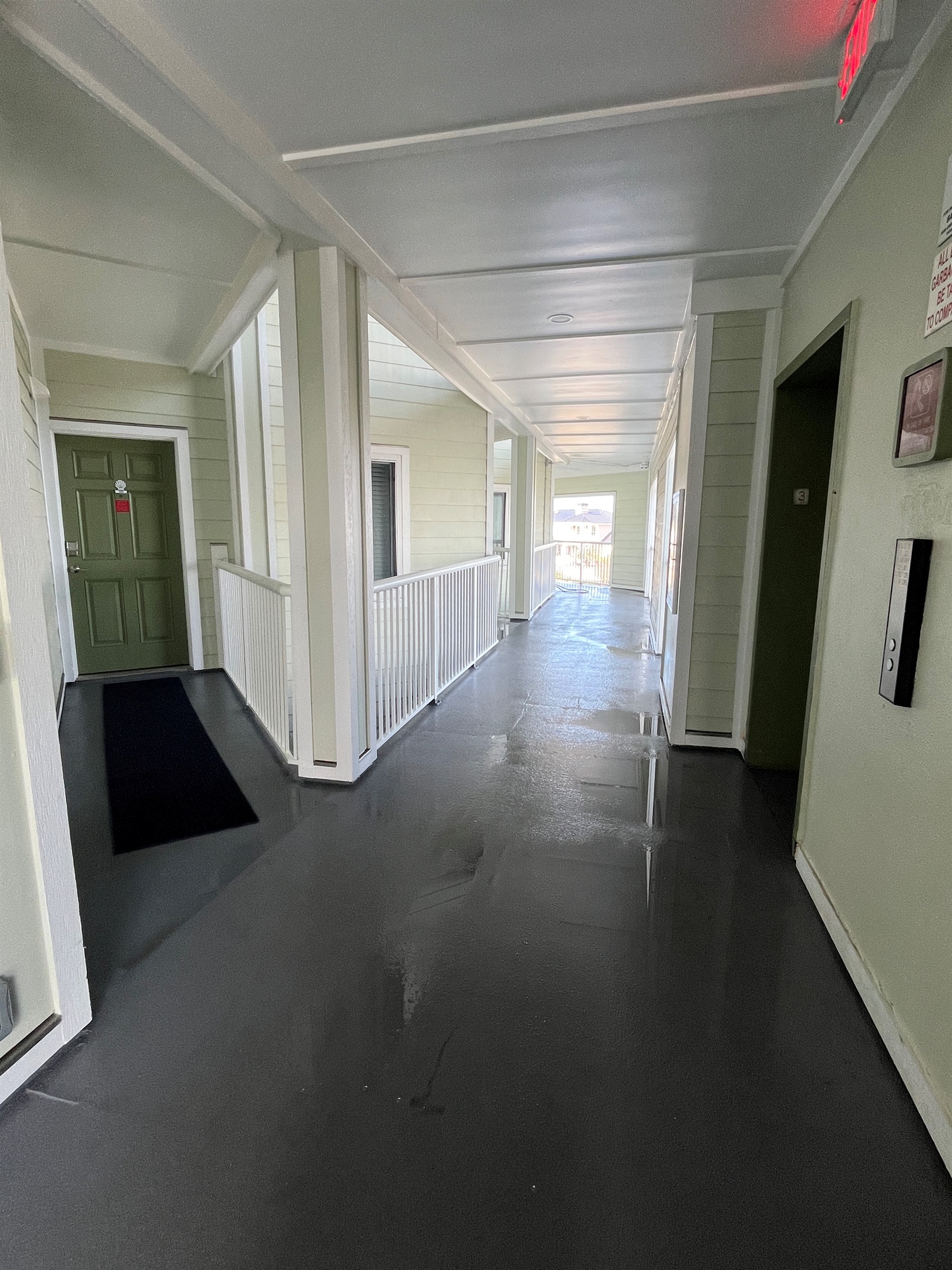 Front door and Elevator view