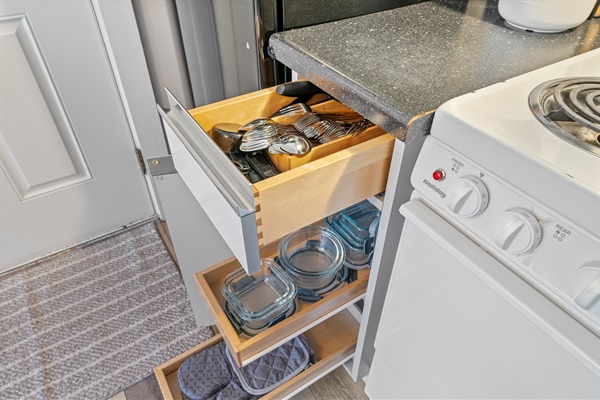 We have made it easy for you to prepare your favorite meal after a long day exploring the mountains