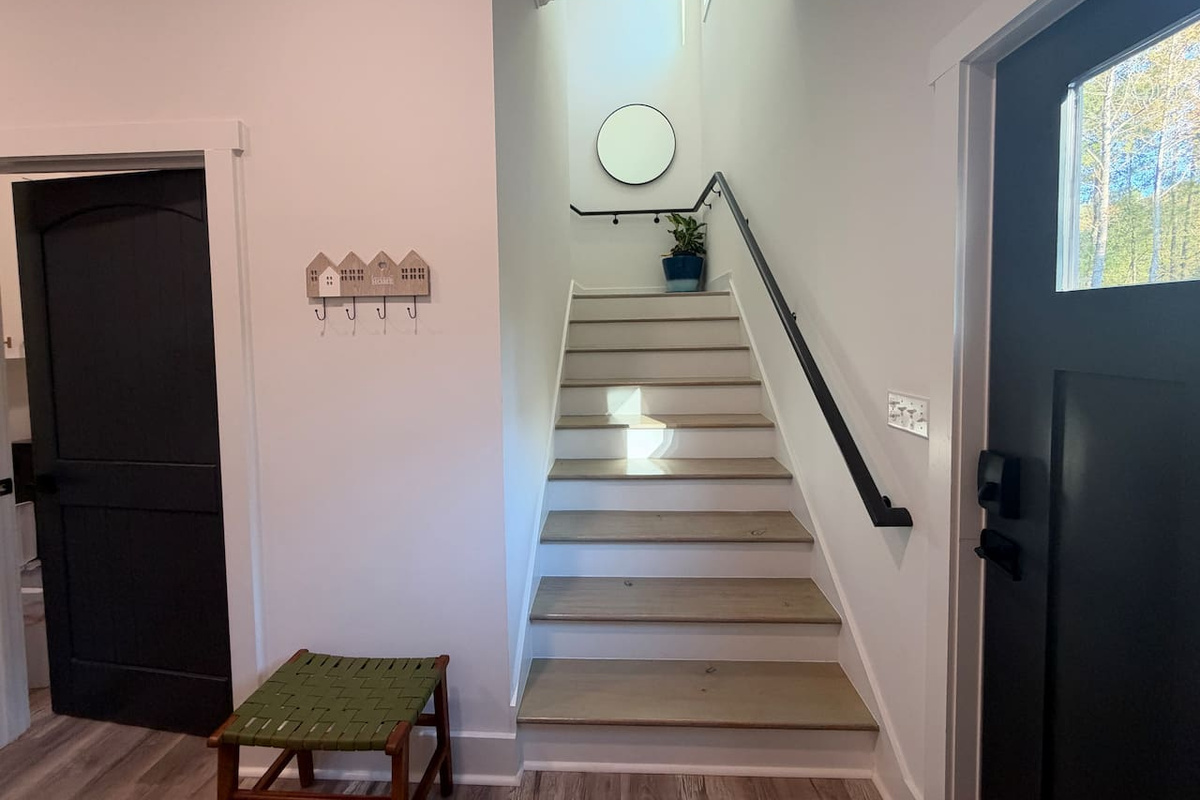 Entry way. Enter on the first floor of this home
