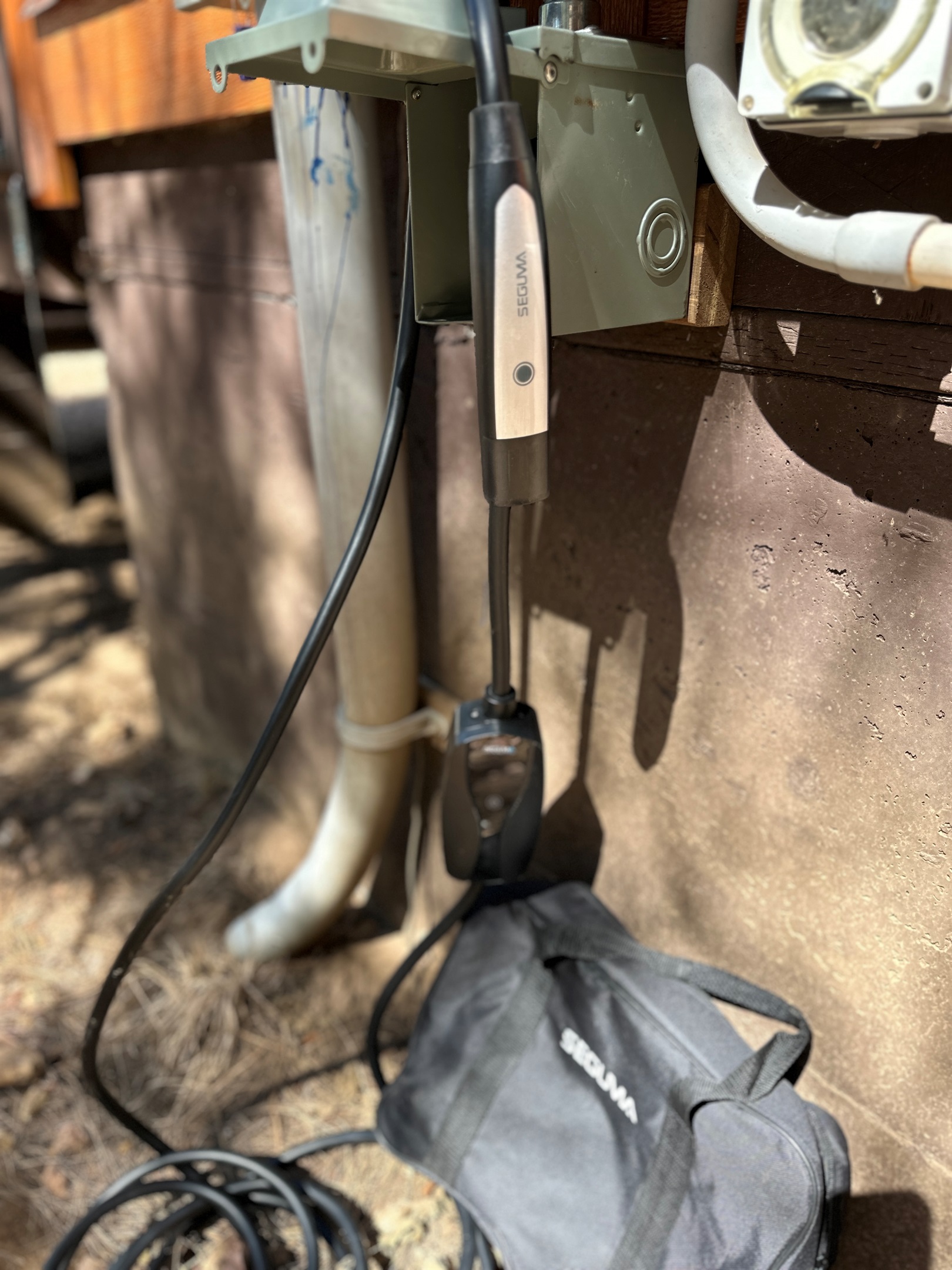 EV charging outlet available