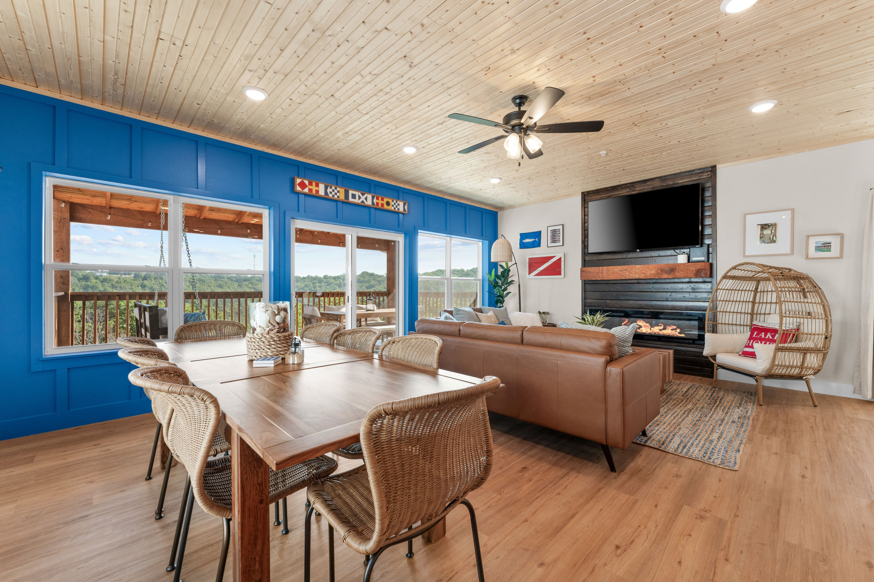 Nautical touches, cozy fires, and endless views. Welcome home.