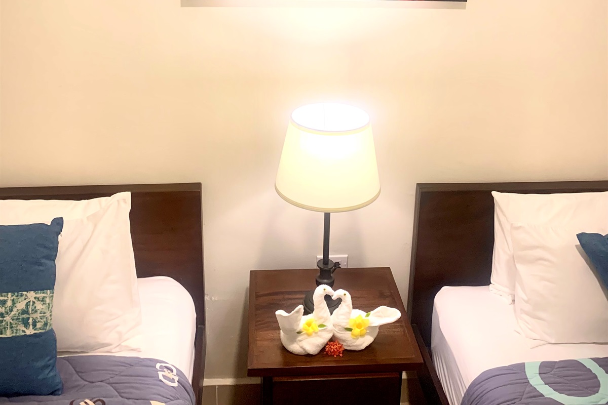 2nd BEDROOM (2-twin beds)