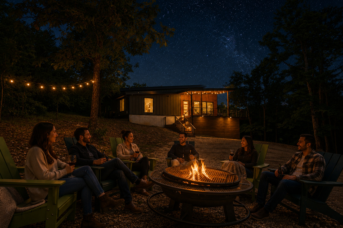 Fire pit area 