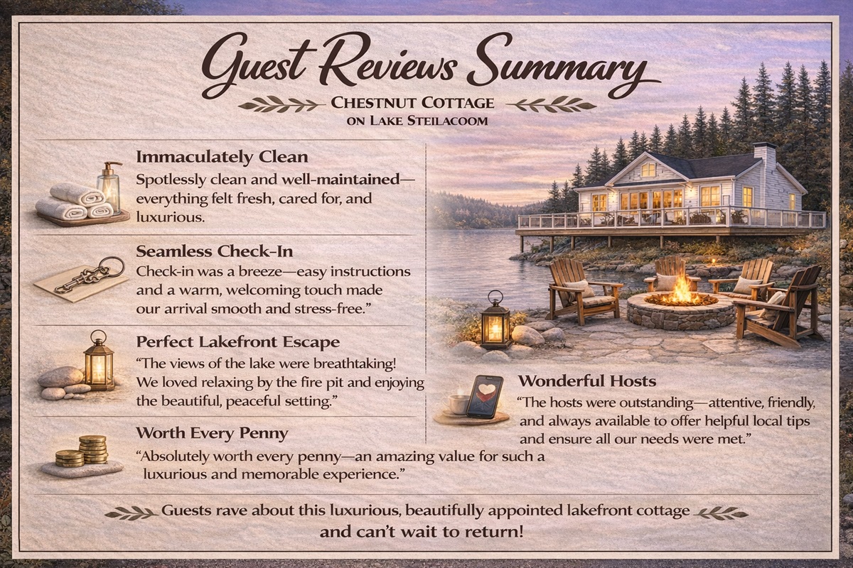 Chatgpt summarized the guest reviews in this image.