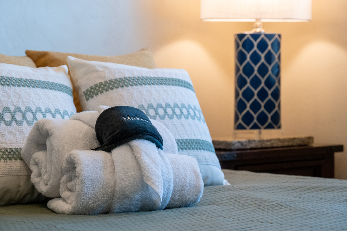 Thoughtful touches throughout create a warm and welcoming retreat.
