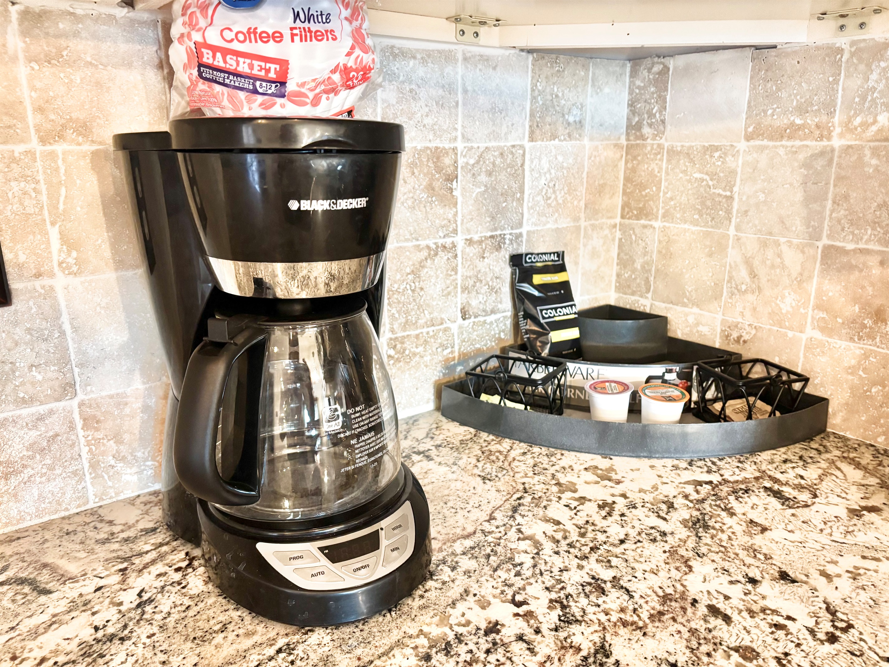 Coffee maker available for guest use!