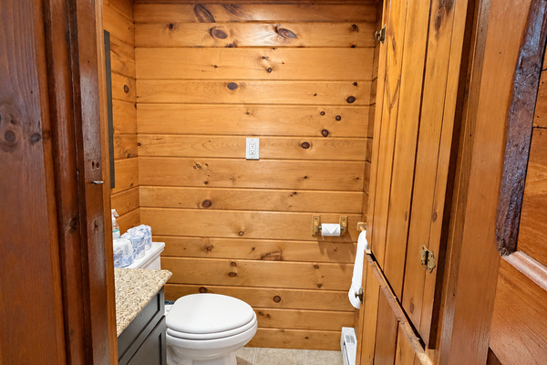 Half bath off kitchen