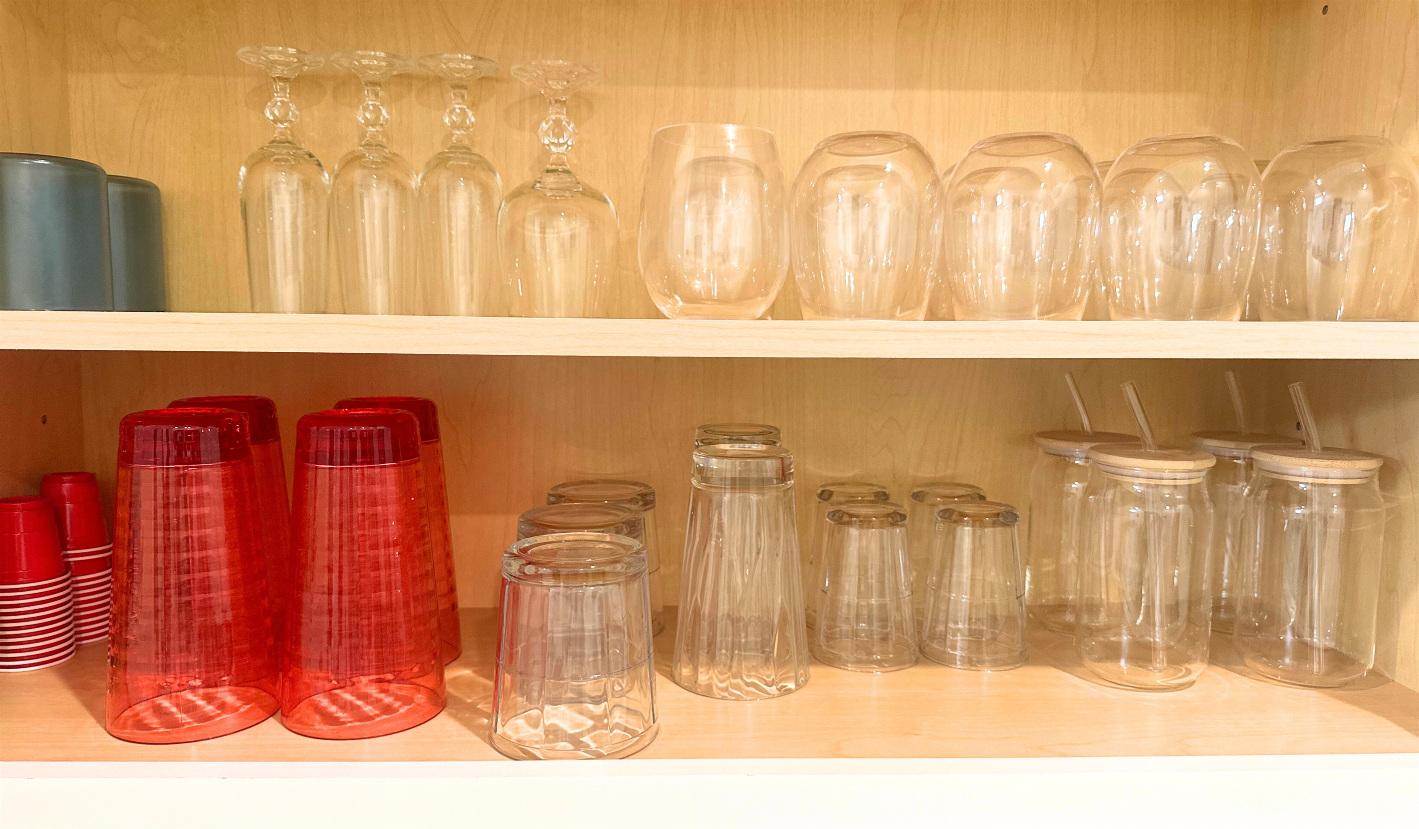 You  bring the wine, we've got the glasses!