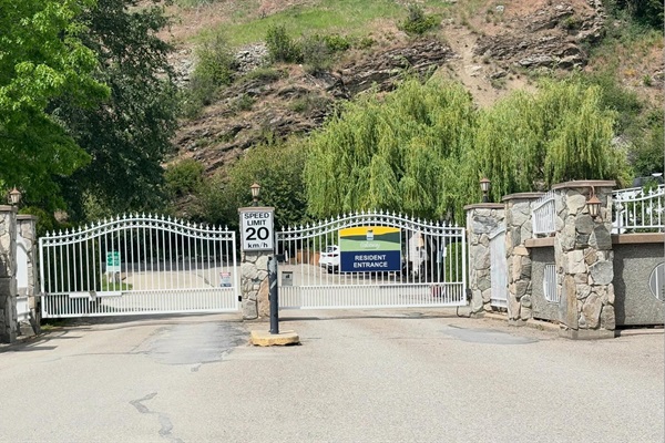 Secure Resort Entrance