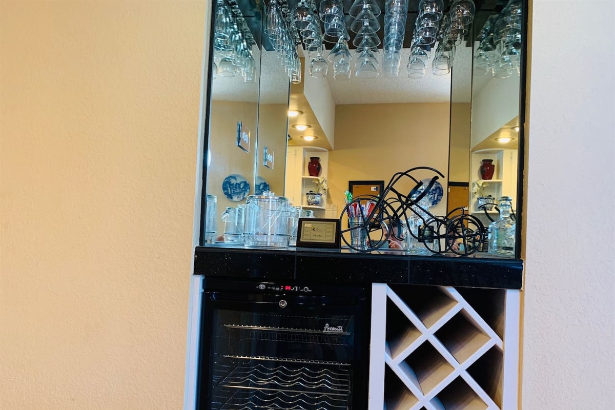 Bar Area with Wine Cooler