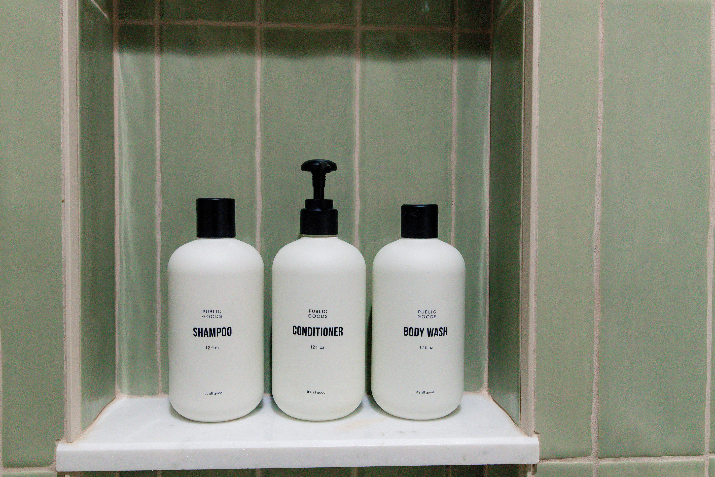 Public Goods shampoo, conditioner and body wash! 